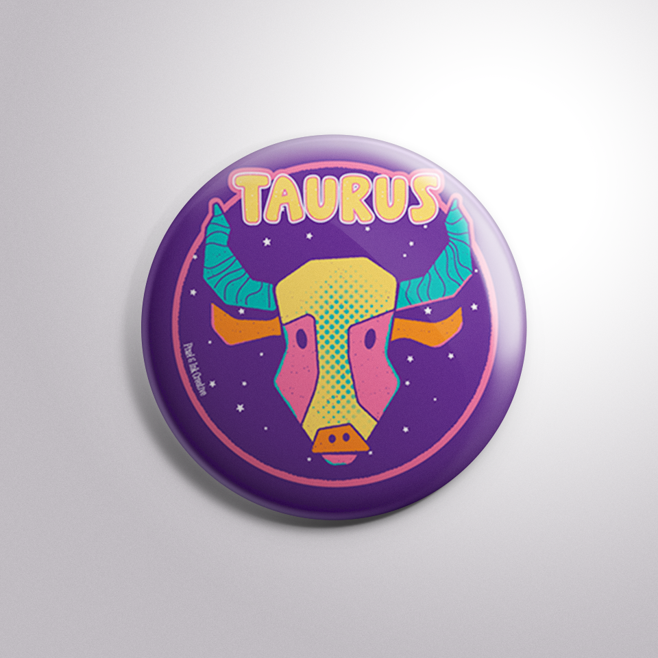 Zodiac 1.5" Buttons