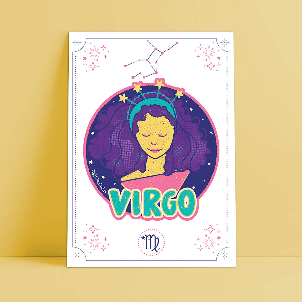 Virgo Zodiac Art Print