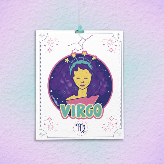 Virgo Zodiac Art Print