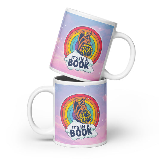 It's In A Book Rainbow Reading Mug