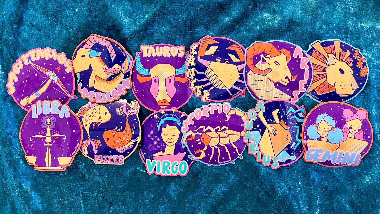 Pisces Zodiac Sticker