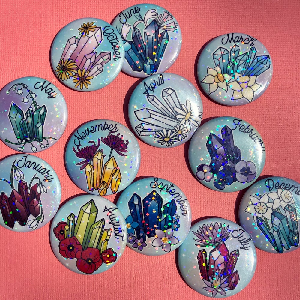 Gems + Stems buttons (or magnets!)