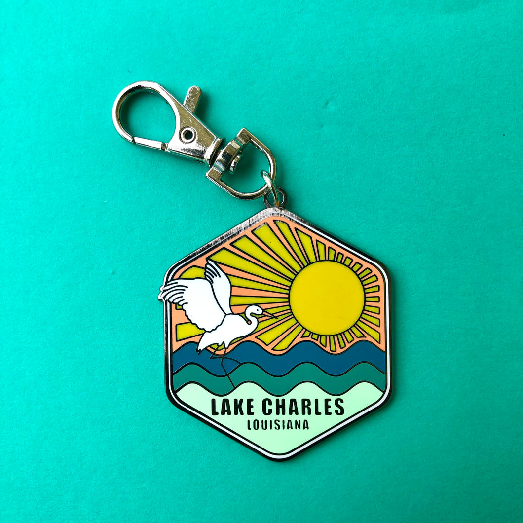 Pixel & Ink Creative Lake Charles Key Chain