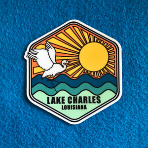 Lake Charles Louisiana Sticker