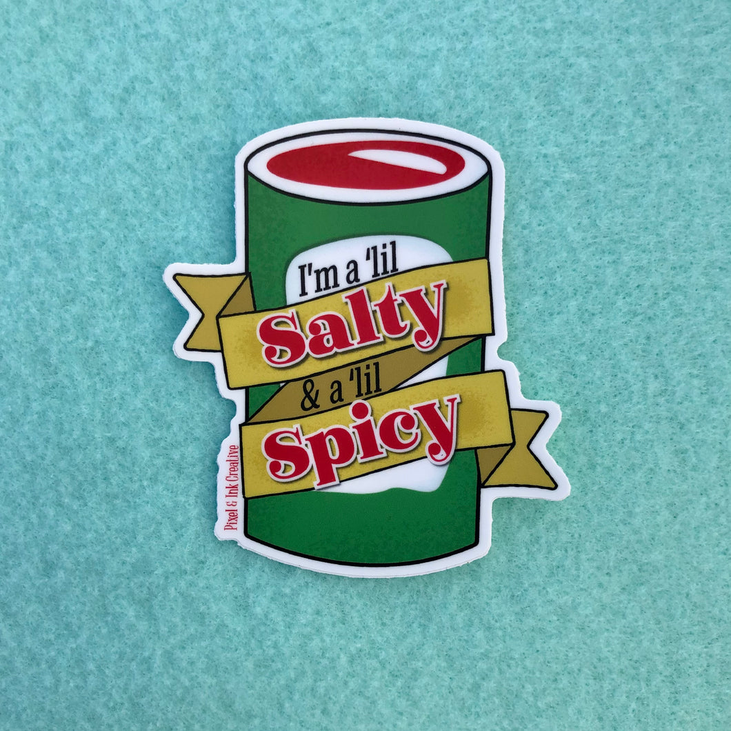 Salty & Spicy Sticker