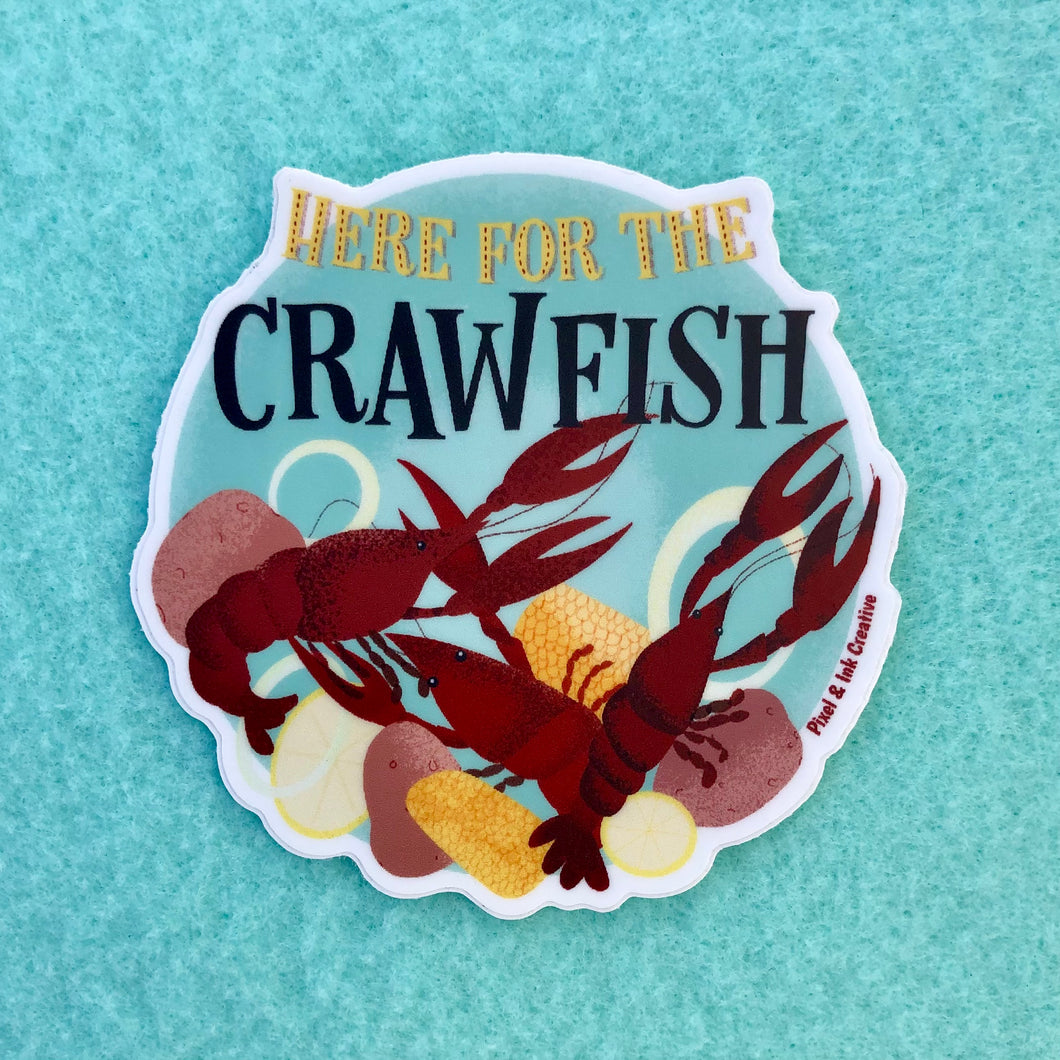 Louisiana Eats Crawfish Sticker