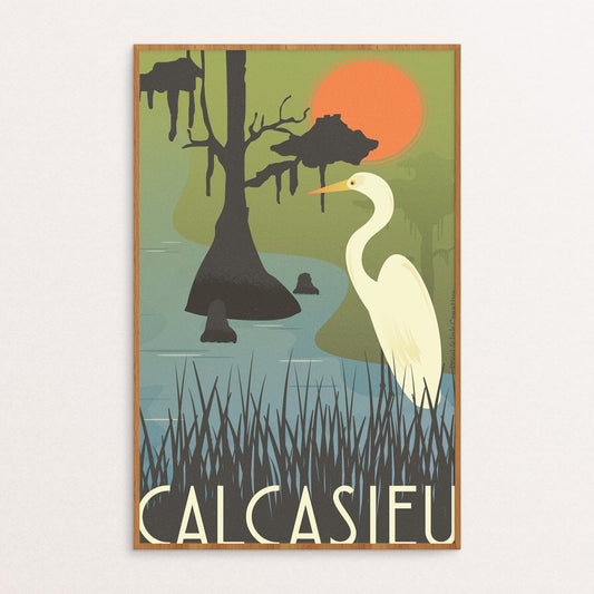 Calcasieu Parish Louisiana Poster