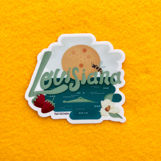 Greetings From Louisiana Sticker