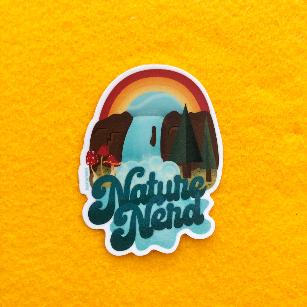 Nature Nerd sticker