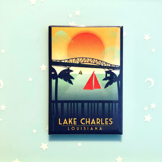 Lake Charles Louisiana Magnet