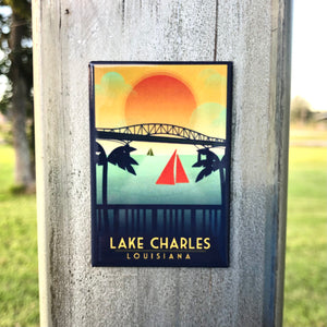 Lake Charles Louisiana Magnet