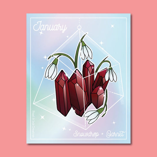 January -- Gems + Stems