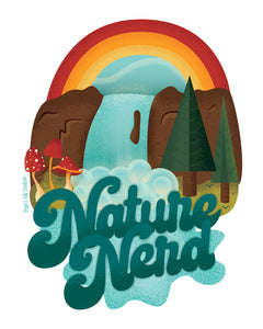 Nature Nerd art print