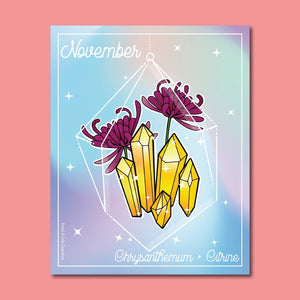 November -- Gems + Stems